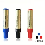Permanent 10mm Marker Koli & Çuval (KIRMIZI 1 / MAVİ 1 / SİYAH 1) 3'lü SET - 2