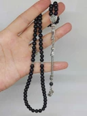 Shungite (Şungit) Taşı 99luk Tesbih 6mm (23175) thumbnail 5