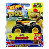 Hot Wheels Monster Trucks 1 / 64 Model Jeep Süper Mario Bowser - 7