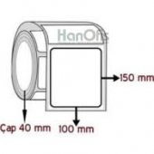 BARKOD ETİKETİ TERMAL KUŞE 250 SARIM 100X150 - 5