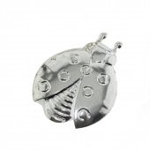 20 Adet 3x4cm Metal Uğur Böceği - 2