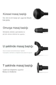 HAMS103 Ekranlı Masaj Tabancası Cihazı Başlıklı Özel Taşıma Modlu Masaj Tabancası - 5