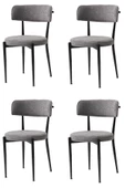 Gözde Sandalye Metal 4 Li Set Cafe,Restaurant,Mutfak,Salon,Yemek Odası Sandalyesi - 1