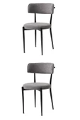Gözde Sandalye Metal 2 Li Set Cafe,Restaurant,Mutfak,Salon,Yemek Odası Sandalyesi - 1