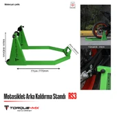 Torque-MX Maşadan Arka Kaldırma Standı RS3 Yeşil - 4