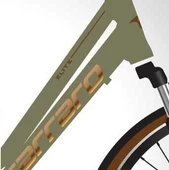 Carraro Elite 705 V Fren 21 Vites 28 Jant Şehir Bisikleti Metalik Açık Yeşil Kahve Bakır 43 Kadro - 2