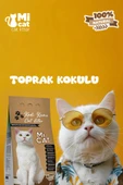 Mi Cat 20 Litre Toprak Kokulu Kedi Kumu Koku Hapseden Aktif Karbonlu Süper Topaklanan Ve Tozsuz - 1