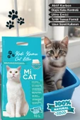 Mi Cat 10 Litre Marsilya Sabun Kokulu Kedi Kumu Koku Hapseden Aktif Karbonlu Süper Topaklanan Ve Tozsuz - 1