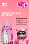 Mİ Cat 10 Litre Bebek Pudrası Kokulu Kedi Kumu Koku Hapseden Süper Topaklanan Ve Tozsuz - 1