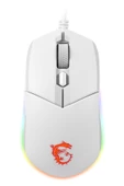 MSI Gg Clutch GM11 White Gaming Mouse 5.000 Dpi Optik Rgb LED Oyuncu Faresi Beyaz - 2