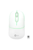 Lecoo Ws210 Dual Mod Rgb 2.4ghz Bluetooth 1600dpı 6 Tuşlu Şarjlı Sessiz Kompakt Kablosuz Optik Mouse Beyaz - 1