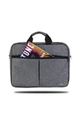 Classone Gri 15,6 Inç Uyumlu Laptop Notebook El Çantası Bnd304 - 5