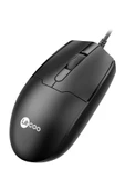 Lecoo MS101 USB Kablolu 1200DPI 3 Tuşlu Optik Mouse Siyah - 2