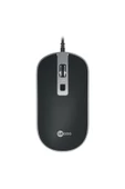Lecoo Ms104 1600dpı 4 Tuşlu Usb Kablolu Optik Mouse Siyah - 1
