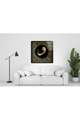 Vav Dekoratif ve Modern Cam Tablo 50x50 cm - 1