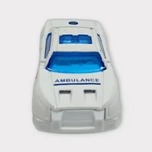 Küçük Metal Sağlık Hizmetleri Araçları 7 Cm - Araba thumbnail 3