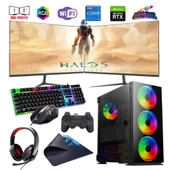 i5 12400F 32GB DDR4 1TB M2 8GB RTX3050 Çift 24" Monitörlü Oyun Bilgisayarı (Gaming SET) thumbnail 1