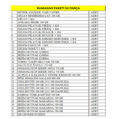 RAMAZAN PAKETİ ERZAK YARDIM KOLİSİ 32 PARÇA - 2