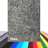 Beylini Halıfleks Zemin Yer Kaplama 3 mm Kalınlığında Rip Halı Duvardan Duvara Halıflex Organizasyon Davet Gri - 1