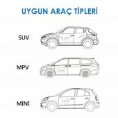 Araba Bagaj Düzenleyici Organizer Çanta + Oto Yan Cam Güneşlik Koruma Perdesi Araç Set-61 - 4