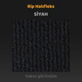 Beylini Halıfleks Zemin Yer Kaplama 3 mm Kalınlığında Rip Halı Duvardan Duvara Halıflex Organizasyon Davet Siyah - 2