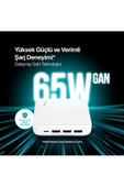Ttec Smartcharger Quattro Gan 65W Pd Seyahat Hızlı Şarj Aleti USB-C + 3 USB-A MacBook, iPhone uyumlu - 2