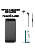 Ttec PowerSlim LCD 20.000 mAh Taşınabilir Şarj Aleti Powerbank USB-C 2BB184S + 2KMM13 TTEC KULAKLIK - 3