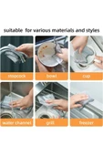 Yenigeldi 3 Adet Çift Katlı Çok Amaçlı Mucize Mikrofiber Inox Bez Telli Bulaşık Bezi , Mutfak Banyo Bezi - 3