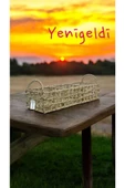 Yenigeldi (Y:9-G:13-U:43 CM) 1 Adet Hasır Sepeti 3 Bölmeli Yen2400091 - 2