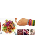 RBC Lastik Örgü Bileklik Ve Kolye Yapma (YAPIM) Seti 3 Paket Loom Bands - 2