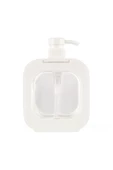 Mimoza Şeffaf Sıvı Sabunluk - Beyaz - 16 cm - 5