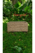 Yenigeldi (Y:17-G:25-U:40 CM) 1 Adet Dikdörtgen Saklama Hasır Sepeti Yen240025or thumbnail 2