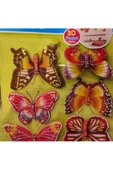 Yenigeldi 3 Boyutlu Kelebek Duvar Sticker, Kelebek Sticker - 1