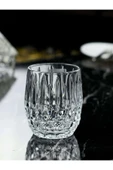 Yenigeldi 4 Adet İskandinav Modeli  Kristal Kesim  Cam Bardak Viski, Konyak, Meşrubat  Bardağı  İçin Kurşunsuz - 2