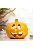 Yenigeldi 2 Adet (8 cm *8 cm) Balkabağı Mumluk Dekoratif Tealight Mumluk - 1