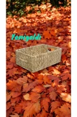 Yenigeldi (YÜKSEKLİĞİ:13-GENİŞLİĞİ:24-UZUNLUĞU:34 CM) 1 Adet Küçük Hasır Sepet Yen2400371 - 2