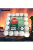 Yenigeldi 50 Adet Avrupa Üretimi (SAĞLIK VE GÜVENLİK SERTİFİKALI) 3.5 Saat Yanan Tealight Bolsius Tea Light - 1