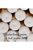 Yenigeldi 6'lı 4 Saat Yanan, Avrupa'dan Ithal, Bispol Tealight Mum - 2