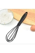 Yenigeldi Gri , Siyah Silikon Pratik Çırpıcı Çizdirmez Çırpıcı Yemek Pasta Pişirme Karıştırma Köpürtme - 2