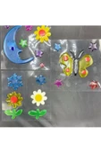 Yenigeldi 3 Adet Jel Sticker, Cam Sticker - 2