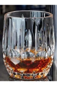 Yenigeldi 4 Adet İskandinav Modeli  Kristal Kesim  Cam Bardak Viski, Konyak, Meşrubat  Bardağı  İçin Kurşunsuz - 1