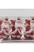 Yenigeldi 3 Adet Hediye Getiren Noel Baba Çam Ağacı Süsü Parti Doğum Günü Yılbaşı Ağacı Süslemeleri thumbnail 3