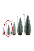 Yenigeldi (S) Yılbaşı Masa Çam Ağacı, 15 Cm Simli Çam Ağacı, Masa Dekorasyon, Süslü Minik Çam Ağacı(KÜÇÜK BOY) thumbnail 5