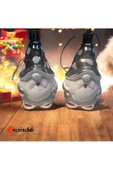 Yenigeldi 2 Adet (9 CM) Gnome Yılbaşı Şans Cücesi Süslemeleri Vintage Yılbaşı Partisi Süslemeleri Hediye T-67 - 1