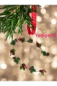 Yenigeldi 2 Adet 1,5 metrekozalaklı   Sarmaşık Uğur Kokina Red Berry Yılbaşı Süsü Yeni Yıl Süs t1182 - 1