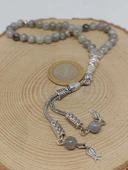 Labradorit Taşı Açık Renk 33lük Tesbih 6mm (17095) thumbnail 6