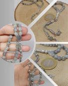 Labradorit Taşı Açık Renk 33lük Tesbih 6mm (17095) thumbnail 1