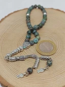 Afrika Turkuazı Taşı Royal Quality 33lük Tesbih 6mm (3874) thumbnail 6