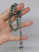 Afrika Turkuazı Taşı Royal Quality 33lük Tesbih 6mm (3874) thumbnail 5