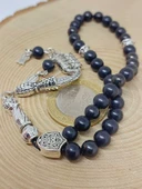 Shungite (Şungit) Taşı 33lük Tesbih 6mm (23175) thumbnail 3